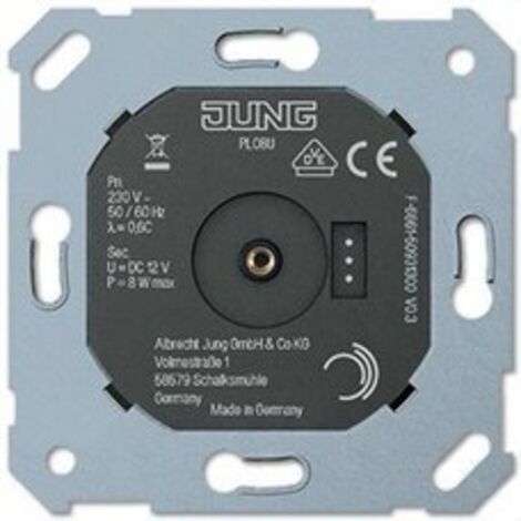 Jung Alimentación de tensión Plug & Light PL 08 U