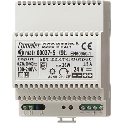 Jung Alimentatore, DC 24 V, REG, 4 TE NT 2415 REG VDC