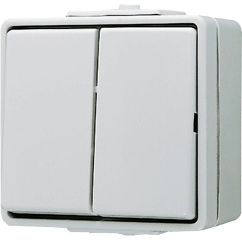 Jung - complet Interrupteur double wg 600 gris 605W 1 pc(s)