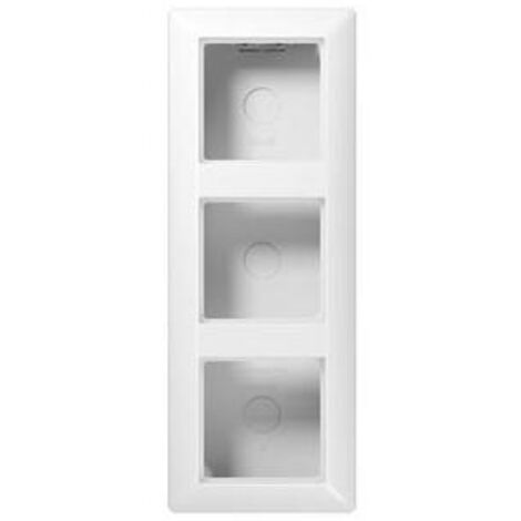 Jung AP-Kappe 3-fach aws angeformter Rahmen AS 583 A WW