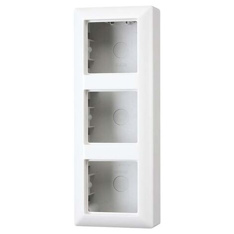 Jung AS 583 A WW cassette de décharge blanche 3 prises
