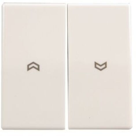 JUNG AS500 - TECLA PARA INTERRUPTOR PULSADOR PERSIANA PLACA CENTRAL BLANCO