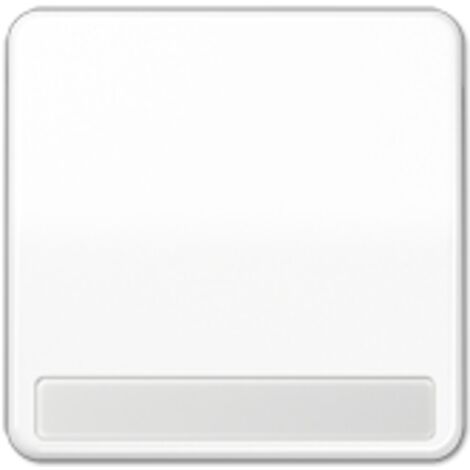 Jung Bilanciere 1 posto, con campo di scrittura, duroplastica, Serie CD, bianco alpino CD 590 NA WW