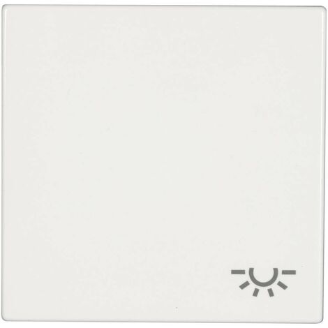 Jung Bilanciere 1 scomparto, simbolo luce, duroplastico, serie LS, bianco alpino LS 990 L WW