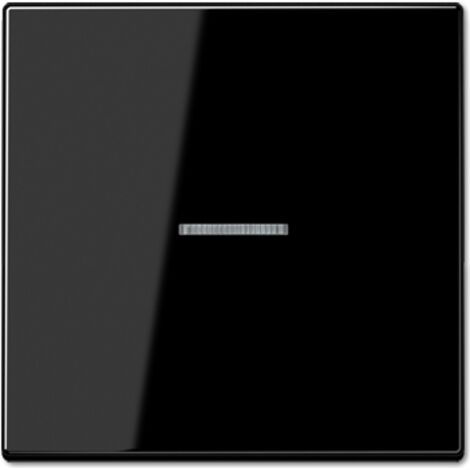 Jung Bilanciere 1 volta, con conduttore di luce, duroplastico, Serie LS, nero LS 990 KO5 SW
