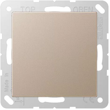 Jung Blind-Abdeckung (verrastet), Thermoplast lackiert, Serie A, champagner A594-0CH