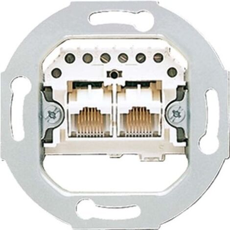 Jung Boîtier de raccordement IAE/UAE 2 x 8 pôles, pour 2 bornes (parallèle) UAE 2X8 UPO