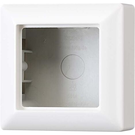 Jung boîtier saillie 1 poste AS 500, blanc