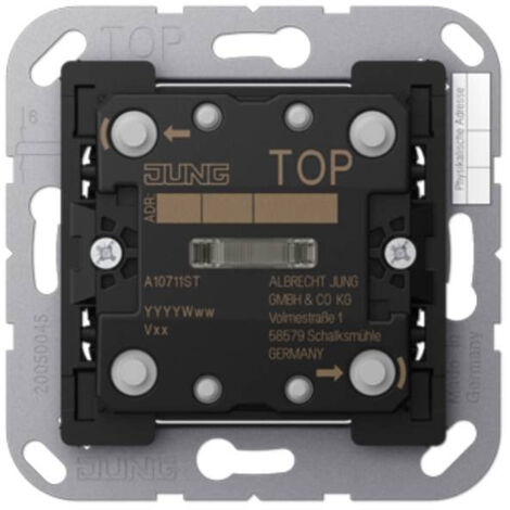 Jung Bouton KNX Standard, 1gang, F10, Secure, Série AS/A A 1071 1ST