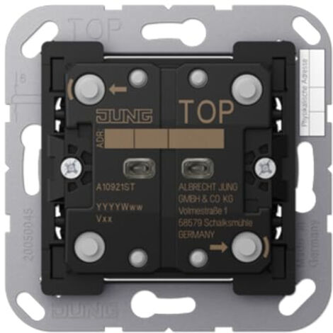 Jung Bouton KNX Universel, 2x, F10, Secure, série AS/A A 1092 1ST