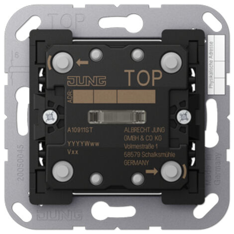 Jung Bouton-poussoir KNX universel, simple, F10, Secure, série AS/A A 1091 1ST