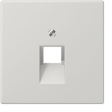 Jung Cache pour boîtes de raccordement IAE/UAE, 1 x 8 pôles, thermoplastique, série LS, gris clair LS 969-1 UA LG