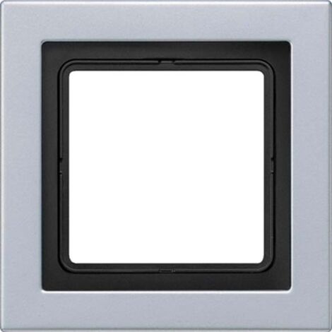 Jung Cadre 1 compartiment, LS-DESIGN, aluminium, montage vertical et horizontal ALD 2981