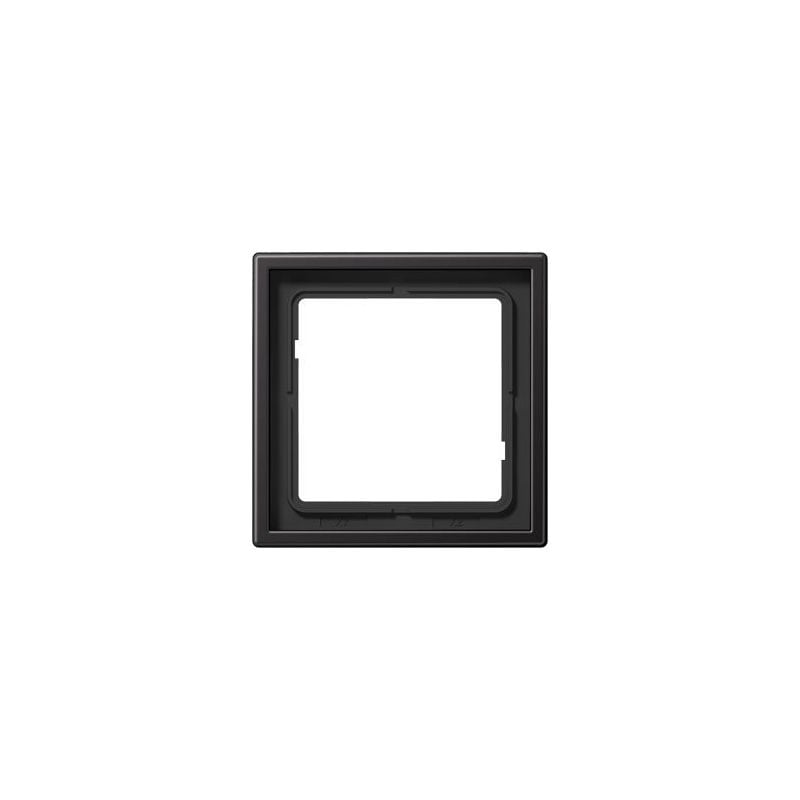 Jung - cadre 1 compartiment série ls dark, 1 pièce, al 2981 d