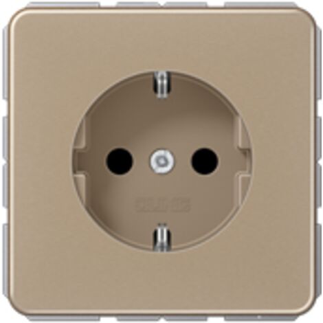 JUNG CD 1520 KI GB. Buchsen-Typ: CEE 7/3. Produktfarbe: Bronze,Gold, Material: Aluminium. Eingangsspannung: 250 V, Stromstärke (maximal): 16 A (CD1520KIGB)