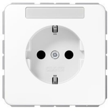 Jung CD1520BFKINAWW SCHUKO Steckdose m.Schriftfeld 16A 250V CD alpinweiß