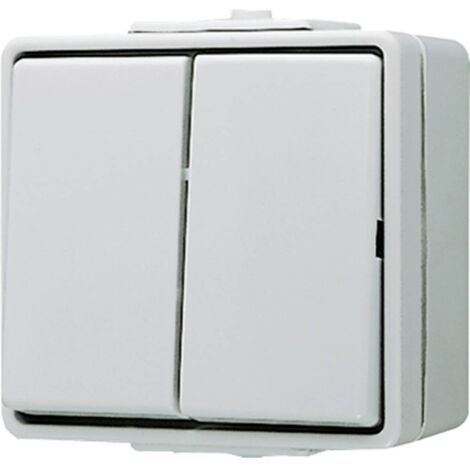 Jung Completo Interruttore doppio WG 600 Grigio 605W 1 pz.