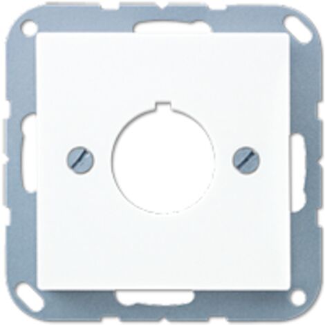 Jung Copertura per dispositivi di comando con Ø 22,5 mm 1 posto, duroplastica, serie AS/A, bianco alpino A 564 WW