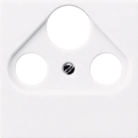 Jung Copertura per prese Sat/BK universali 1 posto, duroplastica, serie AS/A, bianco alpino A 561 PLSAT WW
