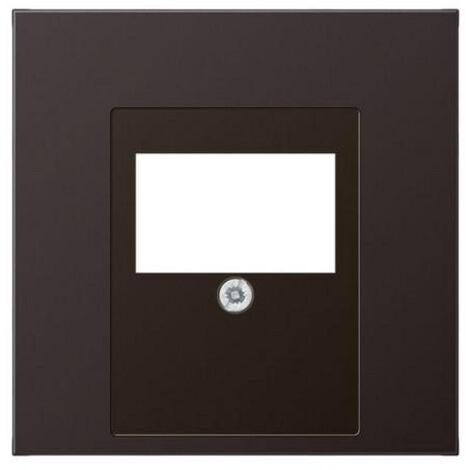 Jung Couvercle pour boîtiers de raccordement TAE, 1x, aluminium laqué, série LS, dark AL 2969 T D