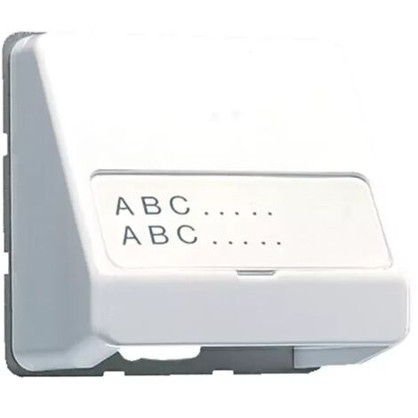 Jung Datenanschlussgehäuse aws Schriftfeld 23x59mm CD 554 WW