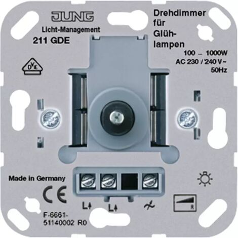 Jung Drehdimmer, 100 ... 1000 W 211GDE