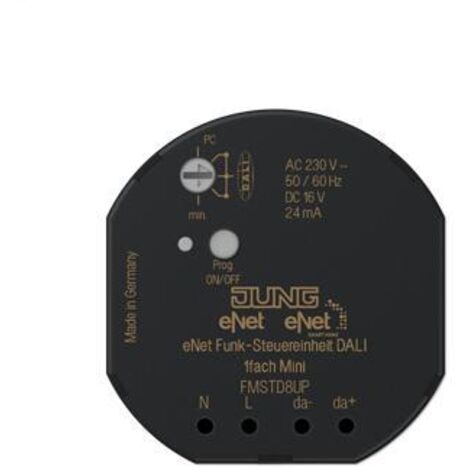 Jung eNet Unità di controllo radio DALI 1 volta Mini FM STD 8 UP
