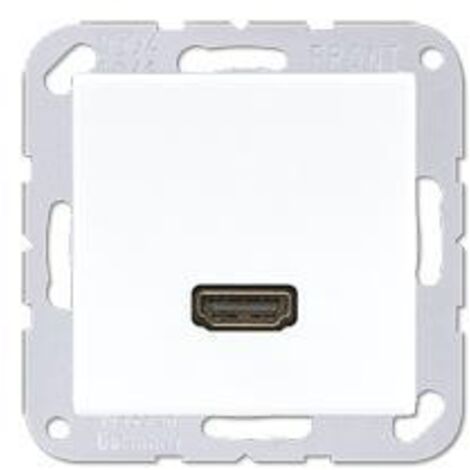 Jung HDMI, termoplastico, serie AS/A, bianco alpino MA A 1112 WW