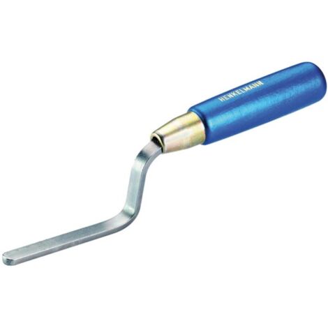 Jung Henkelmann Stoßfugenkelle Länge 100 mm, Stahl 12 mm, Kelle mit Holzgriff