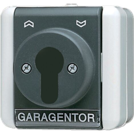 Jung Interruttore a chiave, Interruttore universale Off/Inversione, 1 poli, IP 44, WG 800 806.18 W