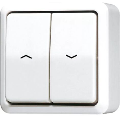 Jung Jalousie-Wippschalter aws 10AX 250V Sch.1-pol. 609 VA WW