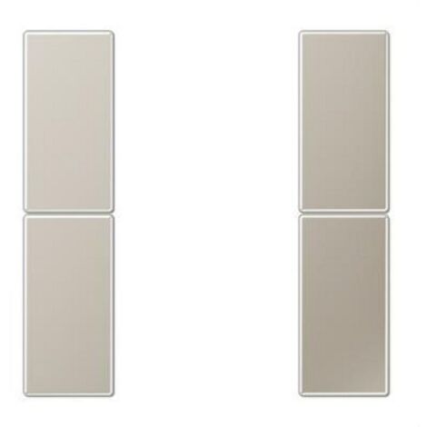 Jung Jeu de touches, F50, série LS, acier inoxydable ES 2502 TSA