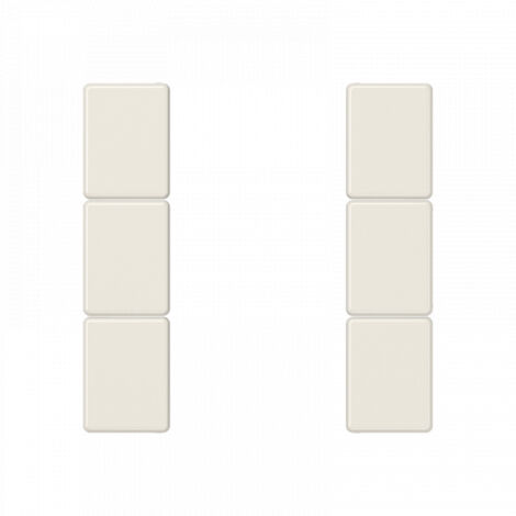 Jung Jeu de touches, F50, thermoplastique, série AS, blanc A 503 TSA
