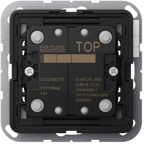 Jung KNX Taster Erweiterung, 2fach, F10, Serie CD/LS LS CD 1092 1TE