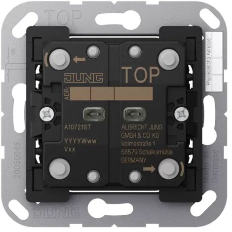 Jung KNX Taster Standard, 2fach, F10, Secure, Serie AS/A A 1072 1ST