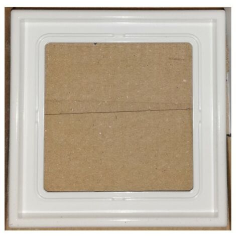 Jung LS981WW Cornice di finitura per montaggio orizzontale e verticale - Ø81x81mm - Bianco