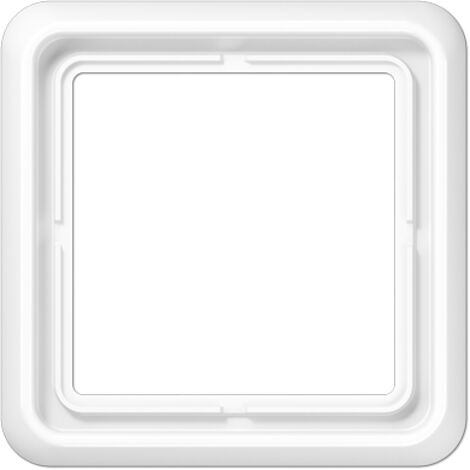 Jung Marco 1 vía, CD 500, IP 44, duroplástico, blanco alpino, montaje vertical y horizontal CD 581 WW