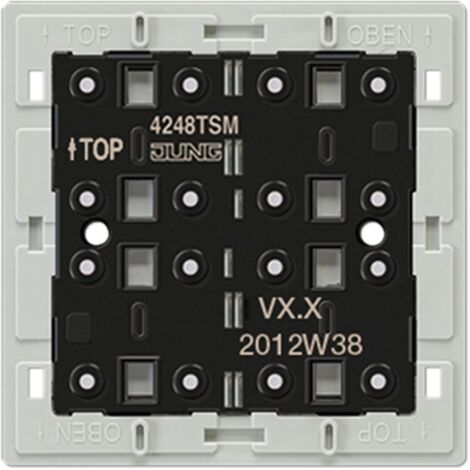 Jung Módulo de sensor táctil 24 V AC/DC, 20 mA, 4 veces, F40, Multihilo 4248 TSM