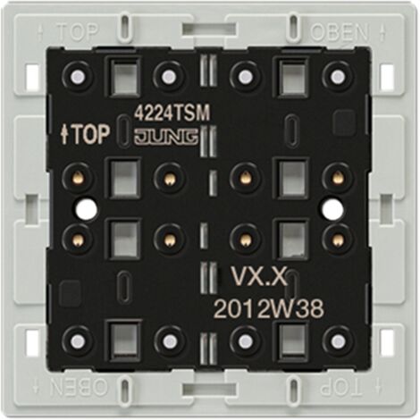 Jung Módulo sensor táctil 24 V AC/DC, 20 mA, 2 veces, F40, Multihilo 4224 TSM