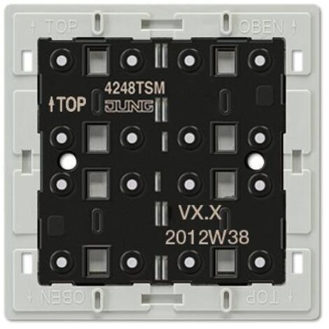 Jung Modulo sensore a tasti 24 V AC/DC, 20 mA, 4 volte, F40, multifilo 4248 TSM