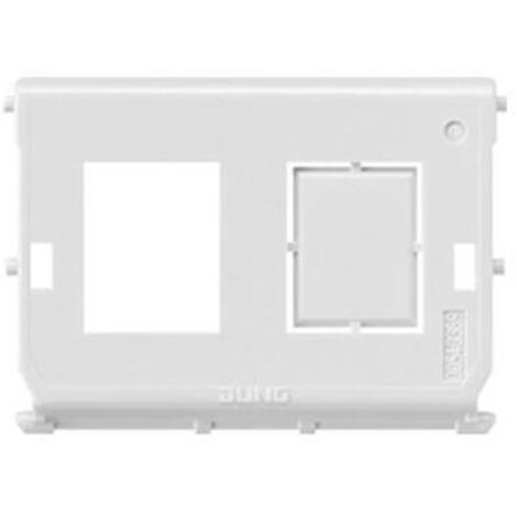 Jung Montage-Einsatz, 2fach, Universalmodul, RJ 45 System 54-2WE