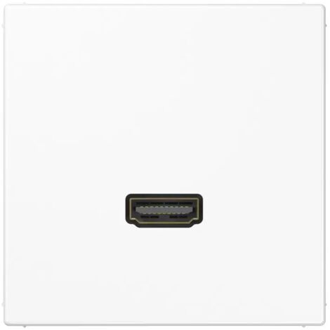 Jung Multimedia-Anschlusssystem HDMI, Serie LS, alpinweiß MALS1112WW