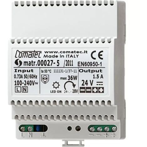 Jung Netzteil, DC 24 V, REG, 4 TE NT 2415 REG VDC