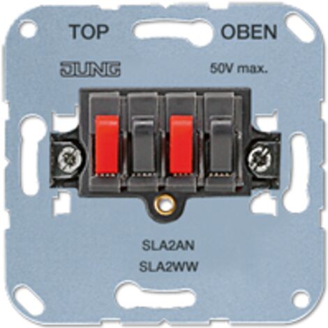 Jung Presa di collegamento per altoparlanti stereo 25 V , 60 V DC 2 vie SLA 2 AN