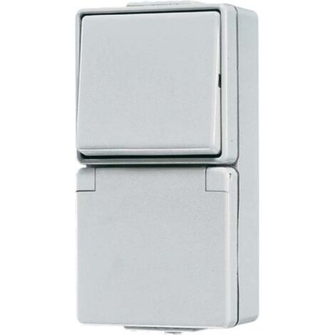 JUNG, PRESA SCHUKO CON INTERRUTTORI - 676W