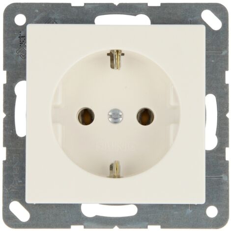 Jung preso schuko come 500, bianco alpino, a520ww