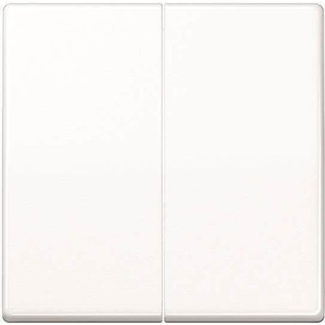 Jung Pulsante LB-Management 2x, Duroplast, Serie AS, bianco alpino AS 1702 WW