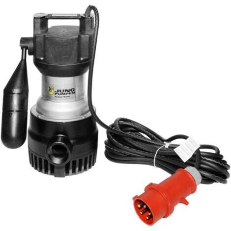 Jung Pumpen Schmutzwasserpumpe US 62 DS 400V mit Schaltautomatik, 10m Leitung