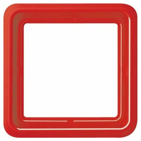 JUNG RAHMEN 1-FACH ROT WAAGE/SENKRECHT CD 581 GL RT (CD581GLRT)