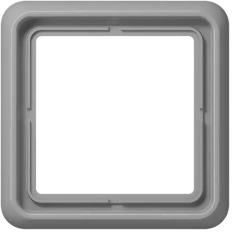 Jung Rahmen 1fach, senkrechte und waagerechte Montage, Duroplast, CD 500, grau CD581GR